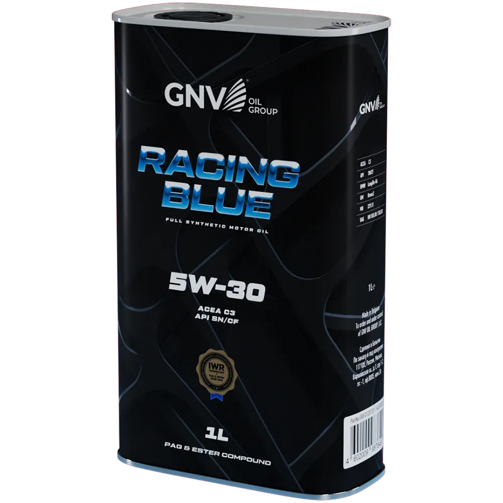 Моторное масло GNV Racing Blue 5W30 (PAG&ESTER) SN/CF C3 1 л