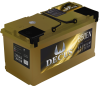 АКБ Decus 6CT-77L (золото)