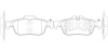 Колодки тормозные NIBK PN0521