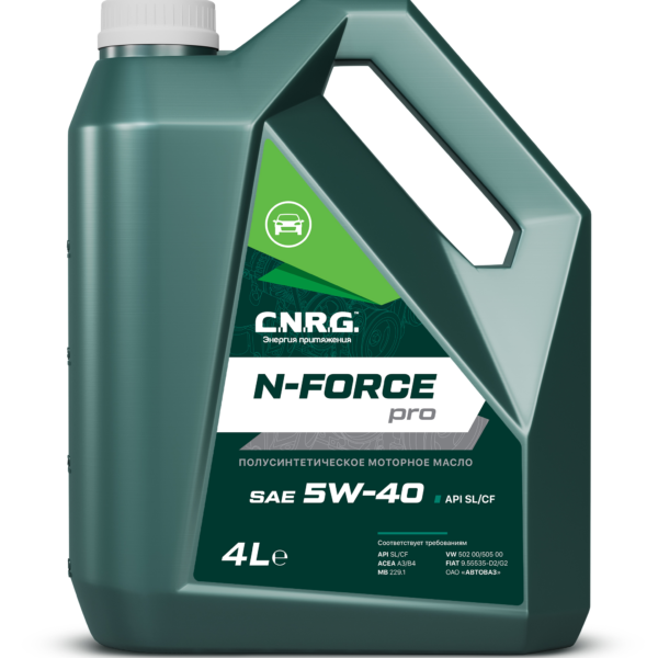 Моторное масло C.N.R.G. N-Force Pro 5W-40 SL/CF 4 л (Р)