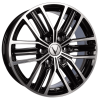Диск B218 7,5*18 30 6*139,7 106,1 алмаз черный Vector 21804AB