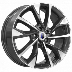 Диск Роквуд 7*17 35 5*108 67,1 алмаз черный К&К (КС900-01) 77058