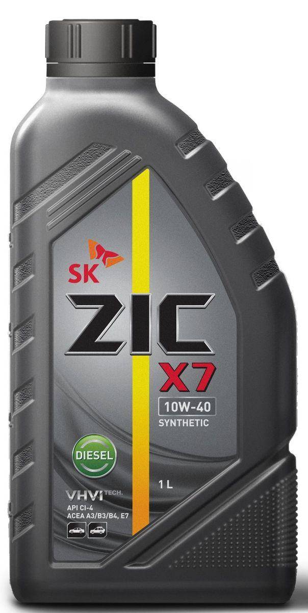 Масло ZIC X7 Diesel 10W40 CI-4/SL, B3/B4/E7 1л 