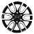 Диск KHW1723 (Toyota Fortuner/Hilux) 8*17 30 6*139,7 106,1 BLACK-FP KHOMEN Wheels KHW111019