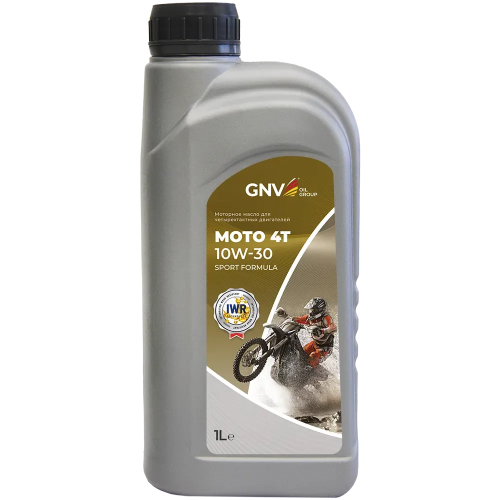 Моторное масло для мототехники GNV Moto 4T 10W30 МИНЕР 1 л