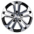 Диск KHW1803 (ZV 18_Chery Tiggo) 7*18 40 5*108 60,1 BLACK-FP KHOMEN Wheels KHW105303