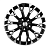 Диск KHW1718 (17_Toyota RAV4/ Lexus NX) 7*17 35 5*114,3 60,1 BLACK-FP KHOMEN Wheels KHW110857
