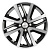Диск KHW1609 (16_Vesta/Largus) 6*16 50 4*100 60,1 BLACK-FP KHOMEN Wheels KHW101901