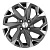 Диск KHW1508 (ZV 15_RIO) 6*15 46 4*100 54,1 GRAY-FP KHOMEN Wheels KHW104024