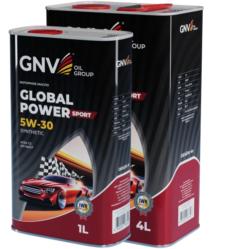 Моторное масло GNV Global Power Sport 5W30 СИНТ SN/CF C3 (Image box 4+1) 5 л
