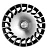 Диск KHW2007 (TURBO I S-CLASS) 9,5*20 38 5*112 66,6 BLACK-FP KHOMEN Wheels KHW200702BLF