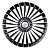 Диск KHOMEN 2008 TURBO II S-CLASS 8,5x20 5/112 ET38 d-66,6 BLACK-FP 8,5*20 38 5*112 66,5 BLACK-FP KH