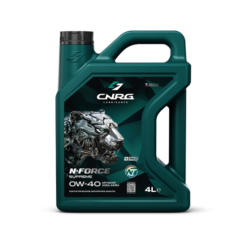 Моторное масло C.N.R.G. N-Force Supreme 0W-40 SN/CF A3/B4 ПАО (НФ) 4 л