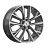 Диск KP-012 7*18 33 5*108 60,1 Diamond gloss graphite СКАД 4200017
