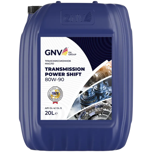 Трансмиссионное масло GNV Transmission Power Shift 80W90 GL-4/5 20 л