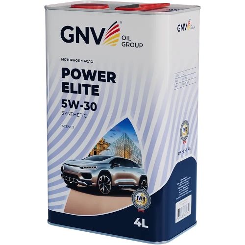 Моторное масло GNV Power Elite 5W30 СИНТ C2 4 л