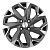 Диск KHW1402 (14_ZV Solaris/Rio ) 5,5*14 43 4*100 67,1 GRAY-FP KHOMEN Wheels KHW104129