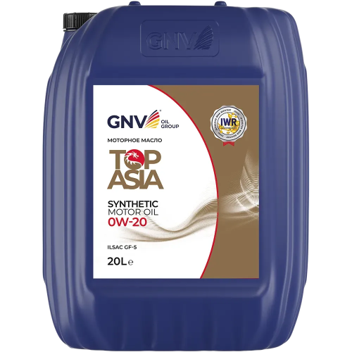 Моторное масло GNV Top Asia 0W20 СИНТ SP/SN+ GF-6A/5 20 л