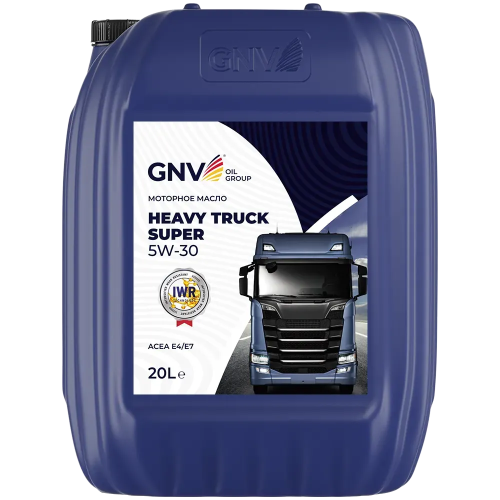 Моторное масло GNV Heavy Truck Super 5W30 СИНТ E4/E7 20 л.
