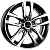 Диск B214 6*16 38 5*114,3 67,1 алмаз черный Vector 21404AB