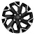 Диск KHW1402 (14_Changan Alsvin) 5,5*14 46 4*100 54,1 BLACK-FP KHOMEN Wheels KHW104133