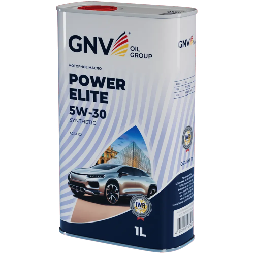 Моторное масло GNV Power Elite 5W30 СИНТ C2 1 л