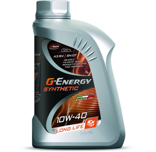 Масло G-Energy Synthetic Long Life 10W-40, 1л