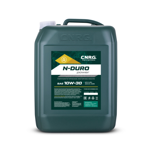 Моторное масло C.N.R.G. N-Duro Power 10W30 CI-4/SL Канистра 20 л