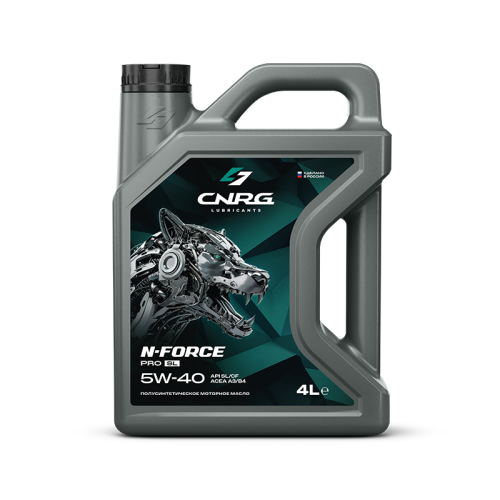 Моторное масло C.N.R.G. N-Force Pro SL 5W-40 SL/CF A3/B4 п/син (НФ) 4 л