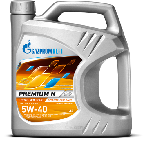 Масло Gazpromneft Premium N 5W-40 API SN/CF 4л