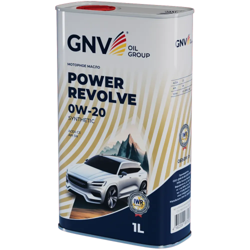 Моторное масло GNV Power Revolve 0W20 СИНТ SN C5 1 л