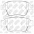 Колодки тормозные NIBK PN1239