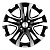 Диск KHW1503 (15_Vesta) 6*15 50 4*100 60,1 BLACK-FP KHOMEN Wheels KHW103465