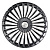 Диск KHW2008 (TURBO II S-CLASS) 9,5*20 38 5*112 66,6 DARK CHROME KHOMEN Wheels KHW200802DCH