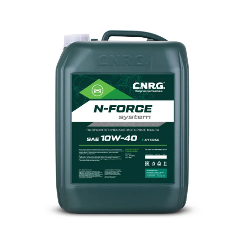 Моторное масло C.N.R.G. N-Force System 10W-40 SG/CD канистра 20 л (Р)