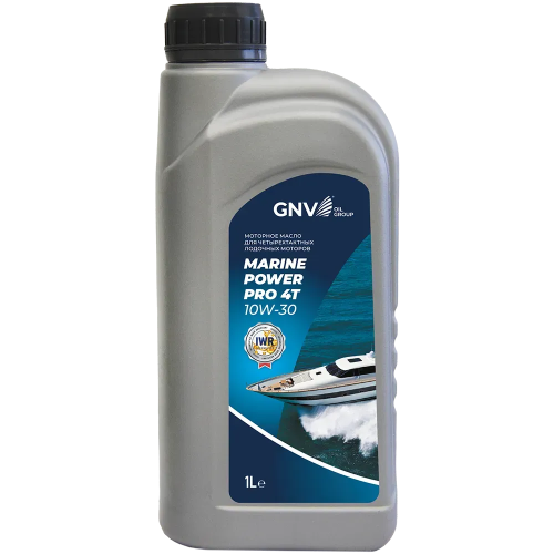 Моторное масло для мототехники GNV Marine Power Pro 4T 10W30 МИНЕР 1 л.