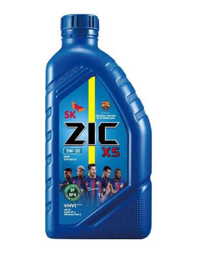 Масло ZIC X5 SAE 5W30 SP, GF-6 GM dexos1 1л
