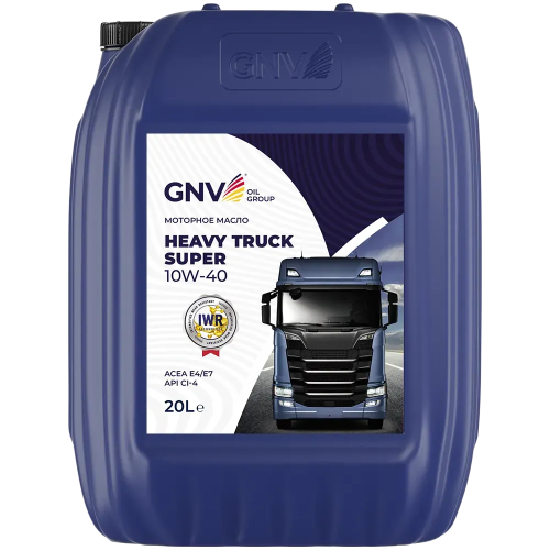 Моторное масло GNV Heavy Truck Super 10W40 СИНТ E4/E7 CI-4 20 л.